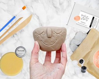 MINI Clay At Home Pottery Kit - Make Your Own Air Dry Clay Projects At Home