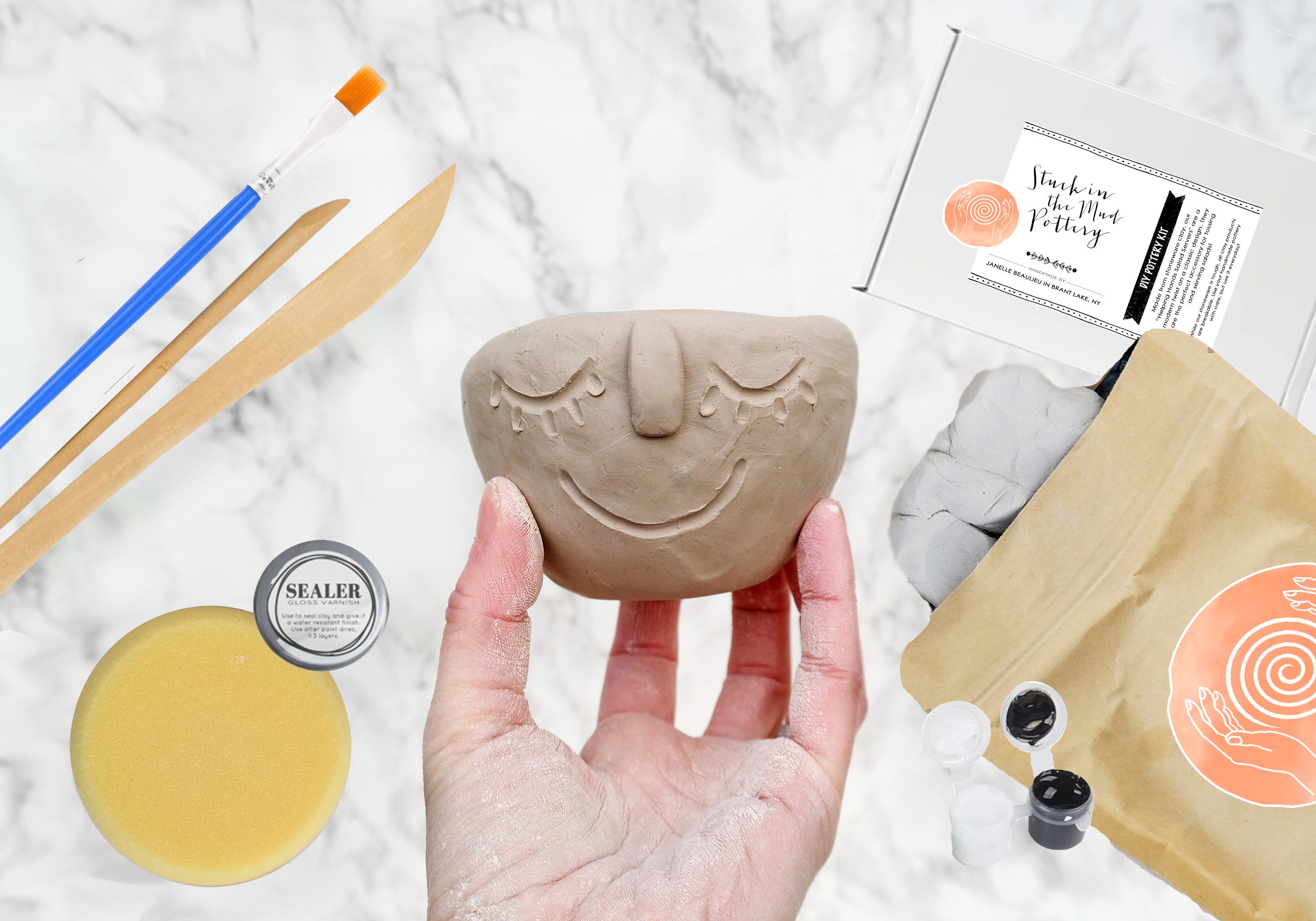 Céramiques is selling at-home pottery kits so you can do DIY ceramics