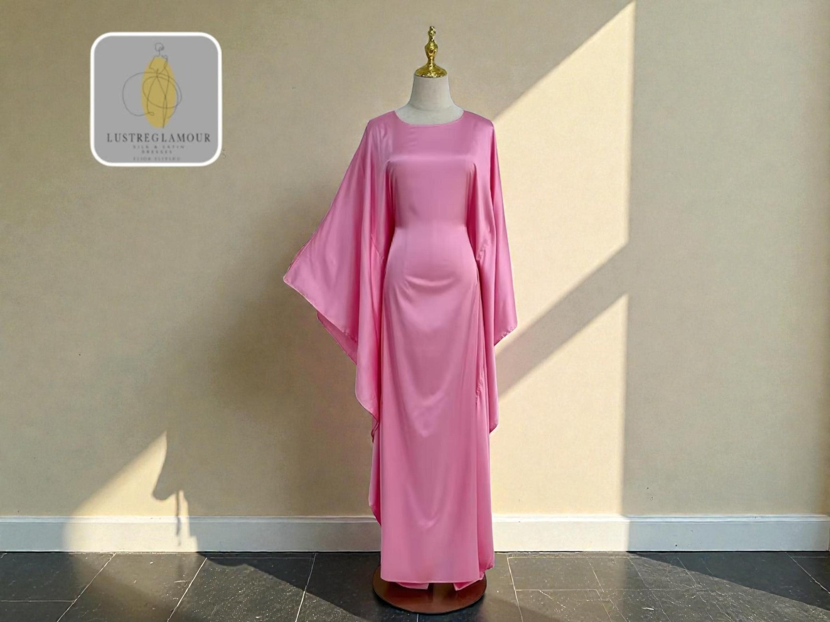 loose fit satin dress London Convertible Satin Dress main image 0