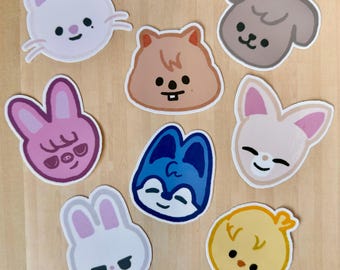 SKZOO Stickers – Kawaii Vinyl Decals, Kpop Stray Kids Fan Art