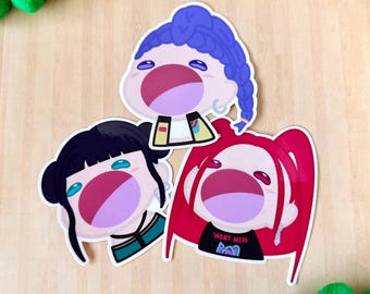 Huntrix Kpop Demon Hunters Stickers – Kawaii Vinyl Decals