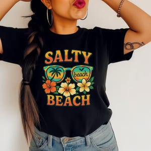 Playa Salada Png, Verano Colorido Png, Moda Png, Diseño de Sublimación, Flores Tropicales Png, Vibras de Verano, Diseño de Camiseta, Descarga Digital Png