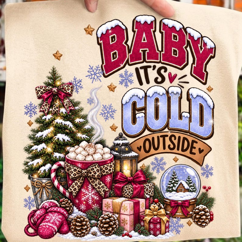 Problem Tree Visual Layout Baby It's Cold Outside PNG, Leopard Winter Shirt Design, Pink Christmas ...