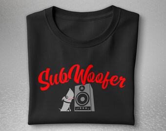 SubWoofer Techno Rave T-Shirt | House Music DJ Tee | Minimal Underground Festival Shirt