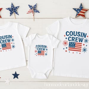 Cousin Crew Shirts | Matching Cousin T-Shirts for Kids and Babies | Family Vacation Shirt | Custom Toddler Cousin Crew Tee
