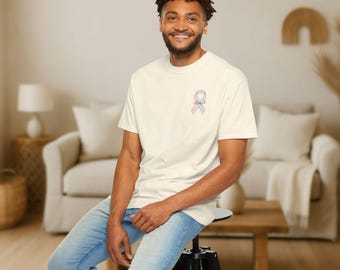 Uniseks T-shirt Angel Dad, Dad of an Angel T-shirt, shirt zwangerschap en baby verlies bewustzijn, cadeau vader miskraam, Memorial top kind verlies