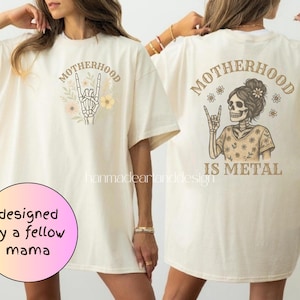 Motherhood Vintage T-Shirt, Mama Breastfeeding Tee, Best Sellers Gift for Mom, Unisex Garment-Dyed
