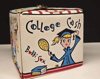 1950's Vintage Vinyl Piggy Bank