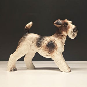 Vintage Porcelain Airedale Terrier Figurine