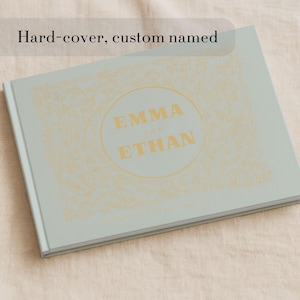 Wedding Guest Book, Letters to the Bride Scrapbook, Bridal Shower Guest Book, Bridal Shower Gifts, Bride to be Gift, Gift for Bride, WGB032