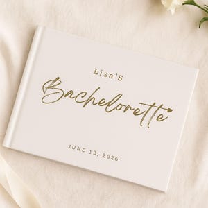 Bachelorette Guest Book, Letters to the Bride Scrapbook, Custom bachelorette book, Wedding Photo Album, Bride Keepsake Book, BGB003