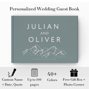 Letters to the Bride Album, Bridal Shower Guest Book, Wedding Guest Book, Bridal Shower Gifts, Bride to be Gift, Gift for Bride, WGB031