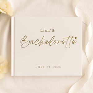 Bachelorette Guest Book, Letters to the Bride Scrapbook, Bridal Shower Guest Book, Wedding Photo Album, Scrapbook for Bride, BGB003
