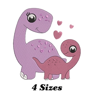Schattig dinosaurusborduurontwerp, dinosaurus machineborduurontwerp, dinosaurus borduurontwerp voor mannen, vrouwen, meisjes