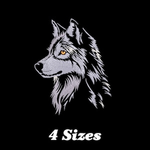 Wolf Embroidery Design: Machine Embroidery (Digital Download)