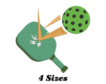 Motif de broderie Pickleball Paddle : broderie Machine sport (téléchargement numérique)