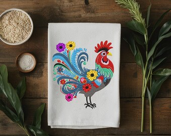 Rooster Embroidery design