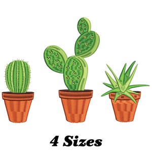 Cactus Embroidery Design, Cute Cactus Machine Embroidery Design, Cactus Embroidery Design For Men, Women, Girls