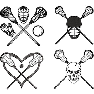 Lacrosse Embroidery Design Bundle (Digital Download)