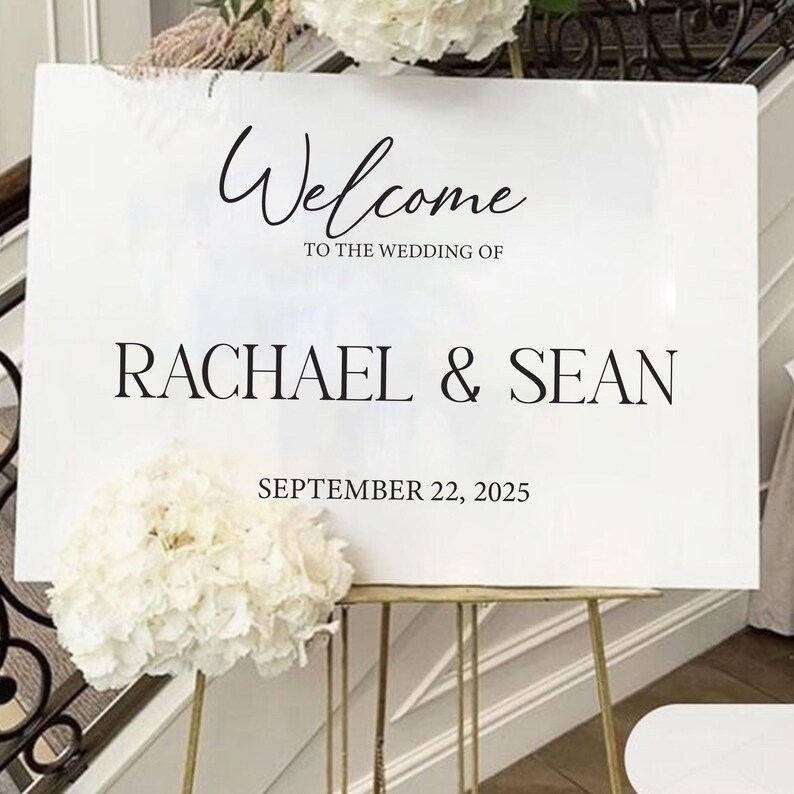 Welcome Rachae Custom Bismillah Wedding Sign Nikkah Sign, Islamic Acrylic Wedding ...