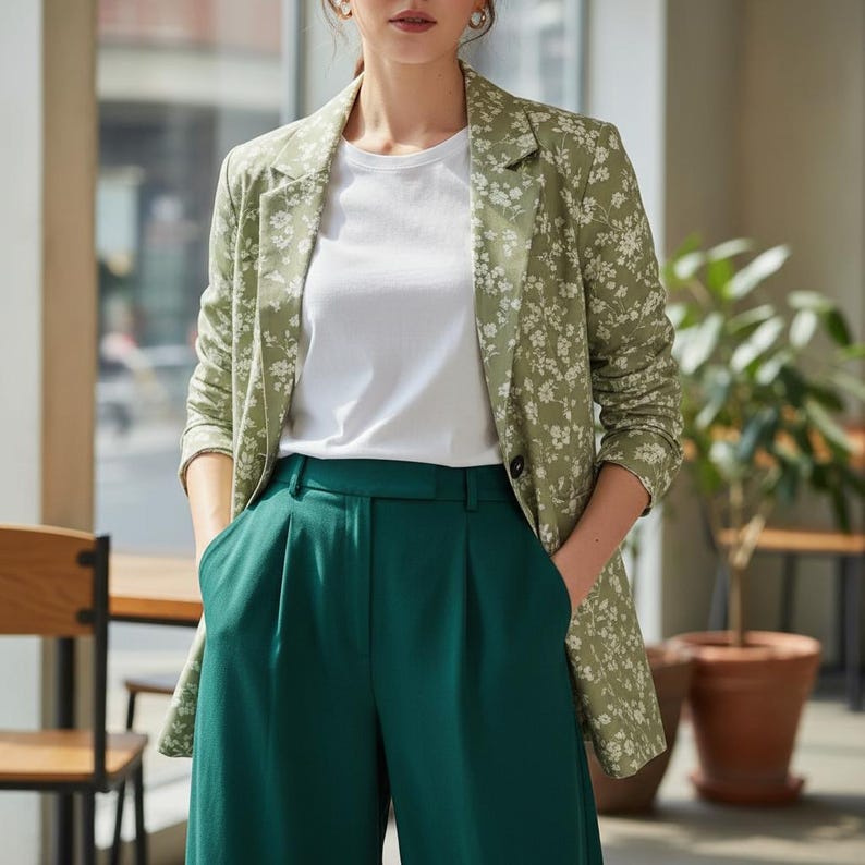 floral blazer women

botanical blazer

cotton blazer jacket

vintage floral blazer

lightweight blazer

cottagecore blazer

tailored women jacket

garden floral jacket

spring fall blazer

elegant women blazer

printed cotton blazer

womens blazer gift