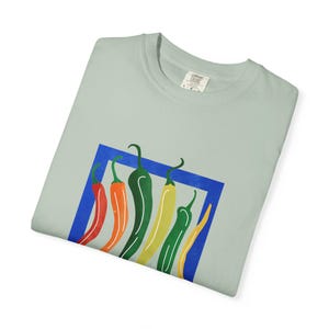 Vintage Spicy Chili Graphic Tee | Colorful Chili Peppers T-shirt,Red Green Yellow Hot Chili Tee,Spicy Chili Lover Shirt,Red Hot Chili