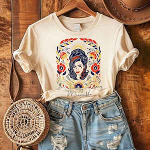 Jazz Floral Graphic T-Shirt: Unisex Summer Music Tee