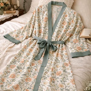 Satin Fleece Robe - Etsy