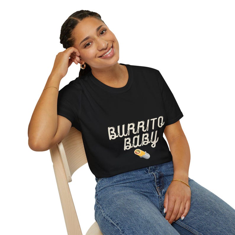 Burrito Baby T-Shirt: Unisex Softstyle Tee image 8
