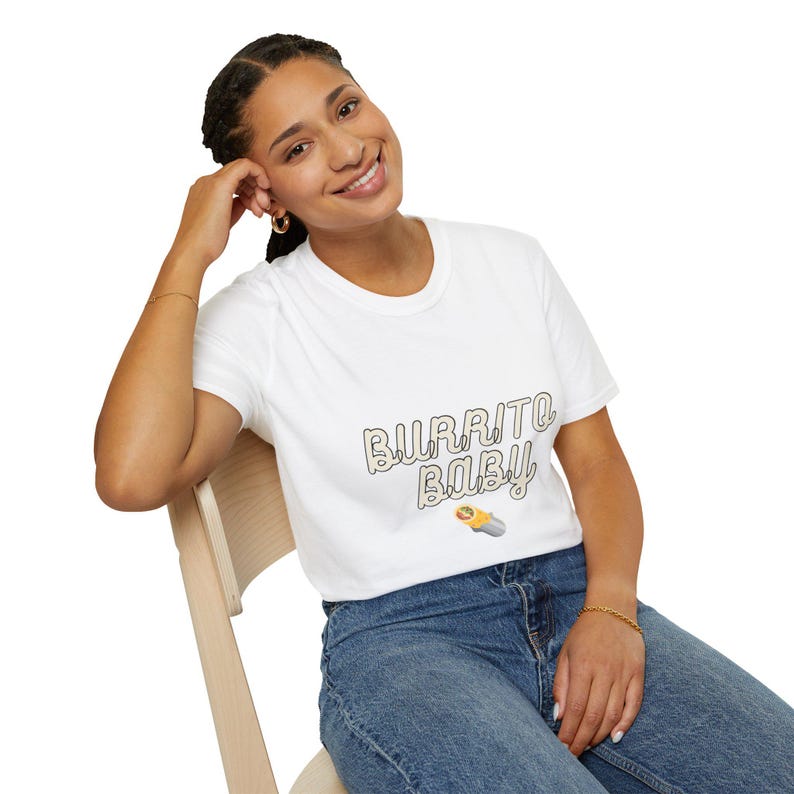 Burrito Baby T-Shirt: Unisex Softstyle Tee image 5