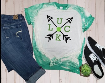 St. Pattys day shirt, lucky shirt, lucky arrow shirt