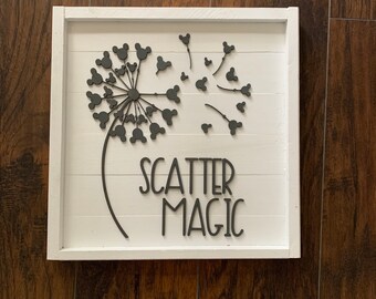 Scatter magic sign, kids wall art, wall art