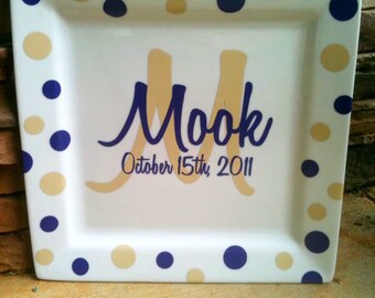 Personalized Decorative Plate/wedding gifts