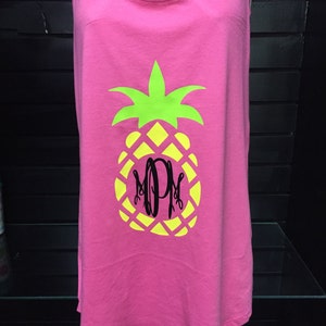 Personalized racerback tanks
