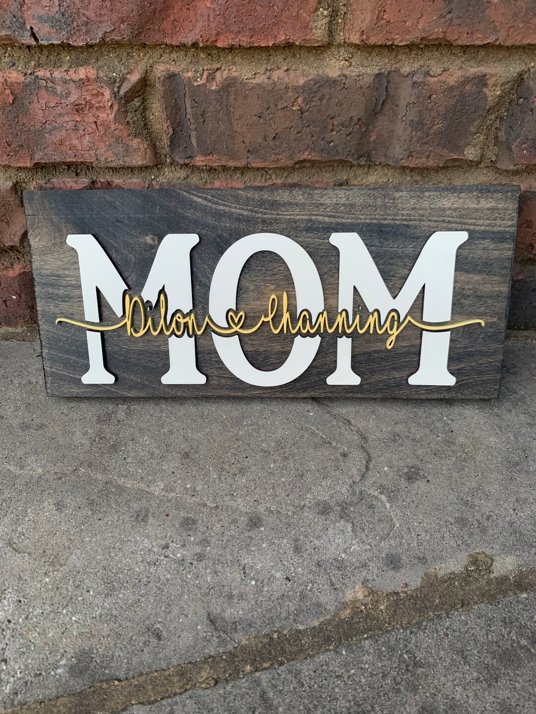 Mom Example. Sign Wooden Mom Sign, Mom Sign, Grandma Sign, Bonus Mom Sign - Etsy