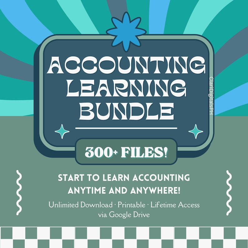 Accounting Learning Course Bundle Files Self-study and Exam Prep Ebooks ...