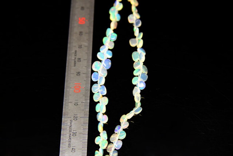 natural opal plain heart sized 6.1 by 5.5mm 8pcs