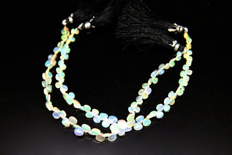natural opal plain heart sized 6.1 by 5.5mm 8pcs