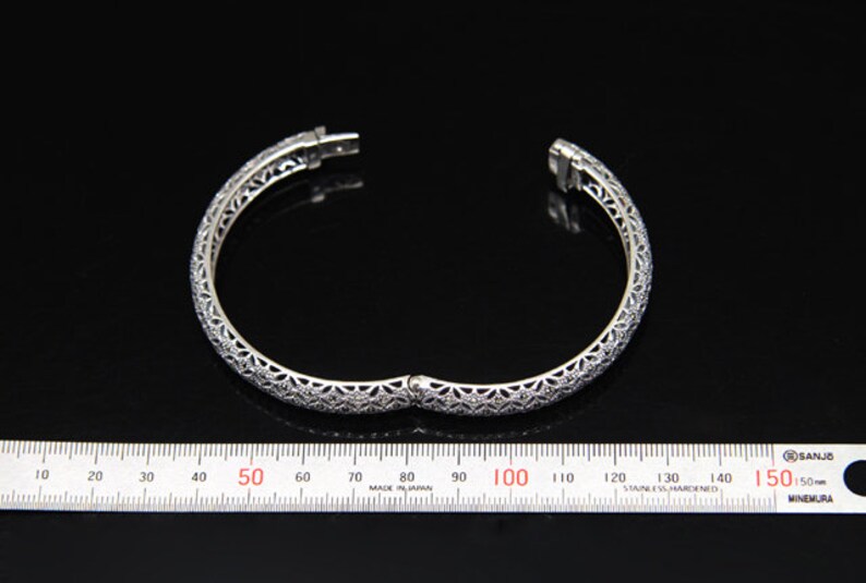 sterling silver bracelet with marcasite tbrs-0174 1pcs