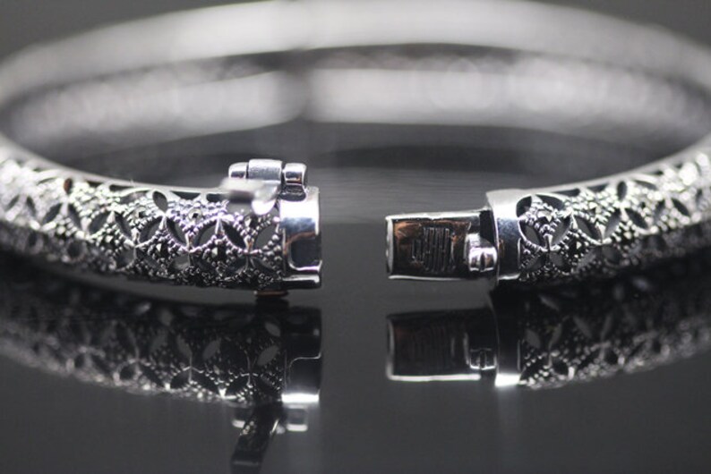 sterling silver bracelet with marcasite tbrs-0174 1pcs