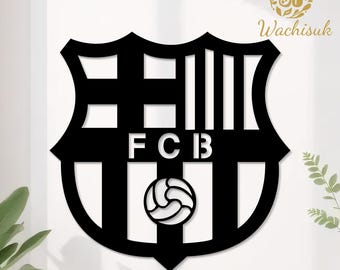 Plaque en métal FC BARCELONE - Décoration