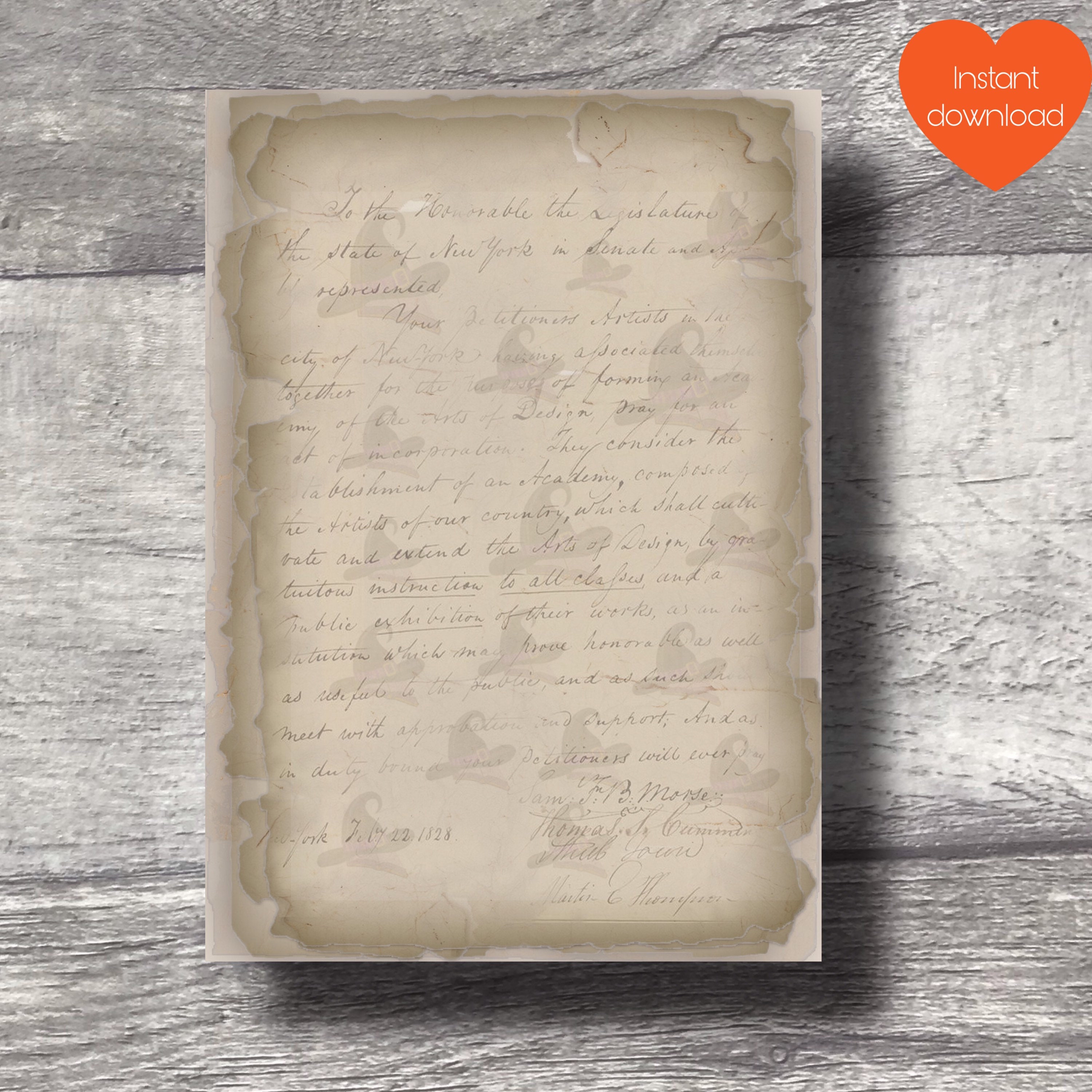 Script Pages Printable 5 Sheets Digital Printable Kit - Etsy