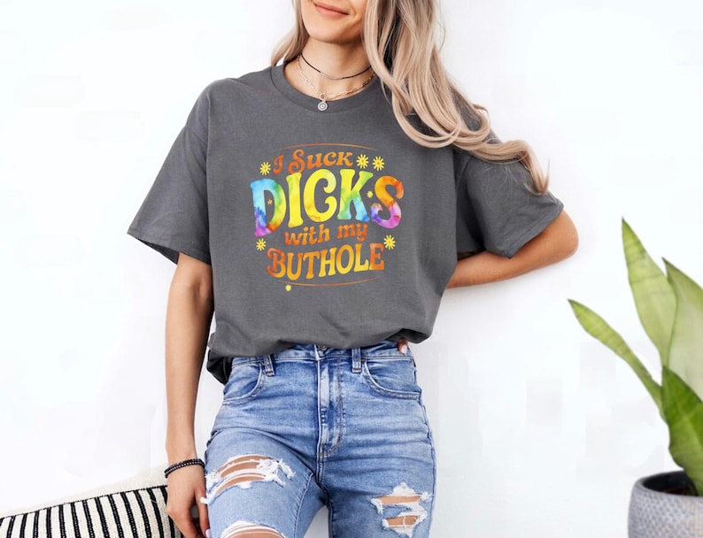 I Suck D*cks Shirt, Funny Adult Humor Tee, Offensive Joke T-Shirt, Funny Gag Gift, Rude Humor Shirt, Novelty Graphic Tee image 2