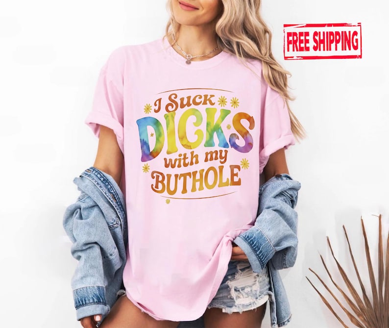 I Suck D*cks Shirt, Funny Adult Humor Tee, Offensive Joke T-Shirt, Funny Gag Gift, Rude Humor Shirt, Novelty Graphic Tee image 3