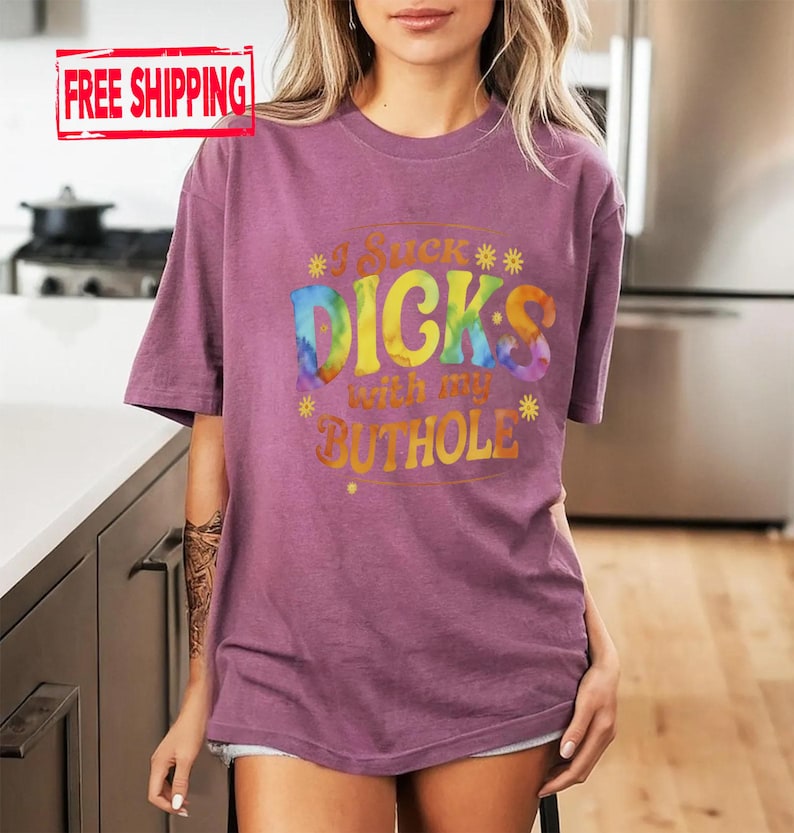 I Suck D*cks Shirt, Funny Adult Humor Tee, Offensive Joke T-Shirt, Funny Gag Gift, Rude Humor Shirt, Novelty Graphic Tee image 7