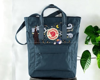 Op maat geborduurde Kanken Totepack, handborduurrugzak, handgemaakte ambachtelijke rugzak, Fjallraven Kanken Totepack cadeau, gepersonaliseerd