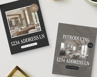Post sui social media immobiliari / Modelli per Instagram e Facebook / Marketing immobiliare / Modelli Canva / Aggiornamenti degli annunci / Nuovo annuncio