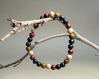Handmade Five Elements Incense Bracelet: Natural Aromatherapy Jewelry