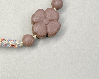 Handmade Four Leaf Clover Incense Bracelet: Aromatherapy Charm Jewelry
