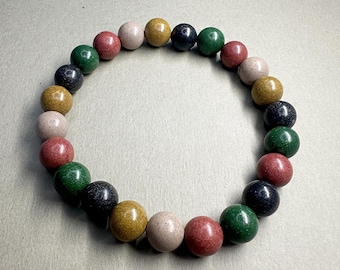 Five Elements Incense Bead Bracelet: Handmade Aromatherapy Jewelry